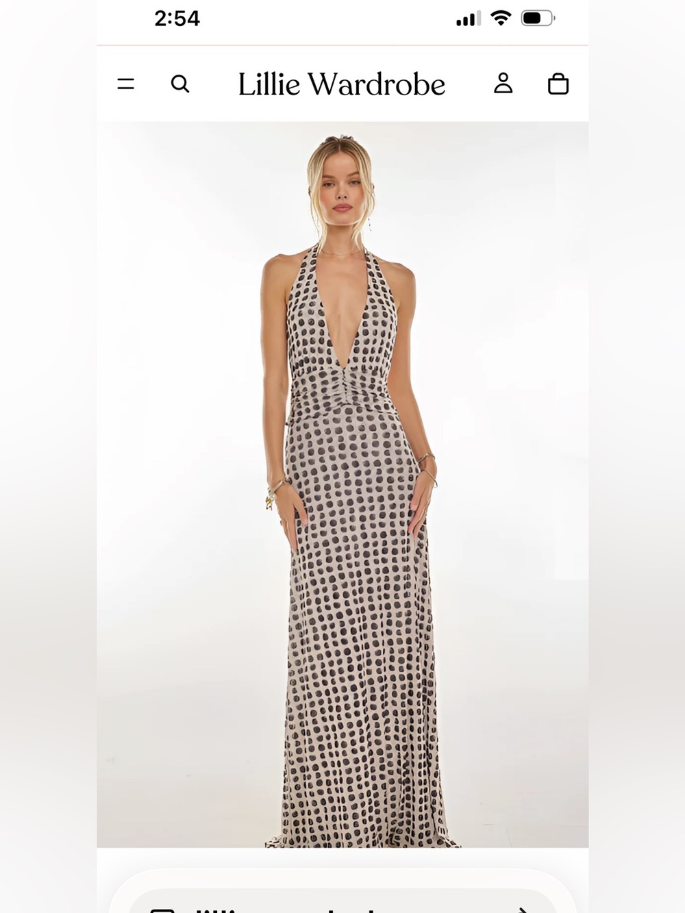 Lillie Wardrobe Camoni Polka Dot Diary Dress